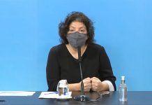 Vizzotti: «Por tercera semana, están disminuyendo los casos en forma sostenida y profundizada»