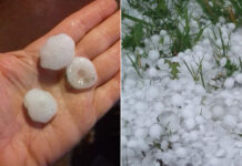 Granizó en San Vicente y hay alerta amarilla en algunos puntos de la Provincia: cuáles son