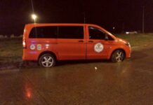 Otros dos despistes en la Ruta 215. Uno de los vehículos siniestrados es un utilitario perteneciente a los Bomberos Voluntarios