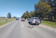 Choque en cadena en la Ruta 210: 5 heridos