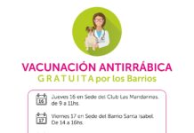 Vacunación antirrábica por los barrios