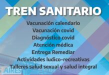Tren sanitario en Brandsen