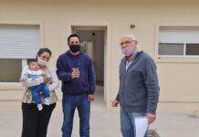 Bomberos Voluntarios Brandsen: Entrega formal de la casa, del sorteo de la Rifa N.º 11