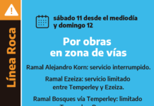 Línea Roca: Ramal Alejandro Korn sin servicio por obras durante el fin de semana