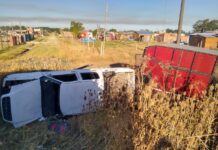 Otro vuelco en Brandsen: Esta vez ocurrió en la Ruta 210