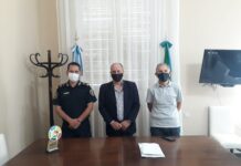 Se presentó al nuevo jefe de Policía Comunal Brandsen. Transmisión en vivo