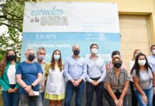 Obras que transforman: El Jefe de Gabinete Provincial, Martin Insaurralde, en San Vicente