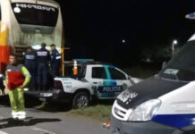 Pistoleros en ruta 2: Dispararon casi 90 tiros contra dos micros e investigan un conflicto entre empresas