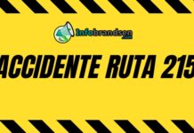Choque y muerte en la 215