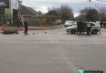 Choque en Pte. Perón y Sáenz Peña. Hablamos con uno de los protagonistas del accidente