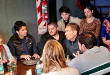Diego Santilli visitó San Vicente junto al ex Concejal Federico Tomazín