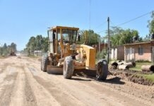Domselaar: segunda etapa de pavimentación en calles Mario Bravo y Sargento Cabral