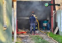 Incendio en el barrio Los Naranjos: no hubo heridos