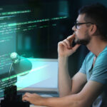 Program,Development,Concept.,Young,Man,Working,With,Computer