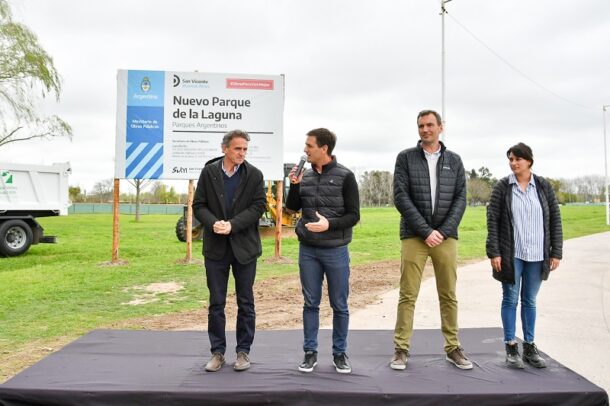 San Vicente: Comenzó la obra Parque de la Laguna | PORTAL INFOBRANDSEN