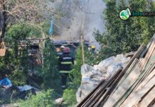 Incendio en Vivienda de Empleado Municipal en Calle Azcuénaga