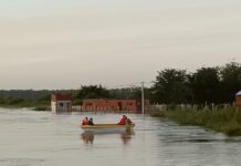 José González, el chico que cayó en el río Samborombón en medio del temporal, fue encontrado sin vida por el cuerpo de Bomberos Voluntarios y Defensa Civil de Brandsen