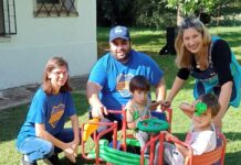 La Filial Brandsen es de Boca entregó juegos de plaza al JIRIMM N°3