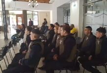 Presentación de los 10 choferes de policías de Brandsen