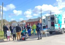 Accidente en el barrio República