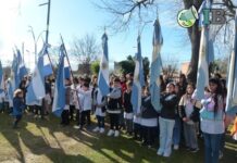 Se llevó a cabo el acto protocolar por el día de la Bandera. Transmitimos en vivo