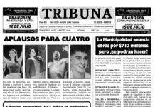 Semanario Tribuna. Tapa sábado 29 de junio de 2024