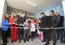 Kicillof inauguró las nuevas instalaciones de la Fuerza Barrial de Aproximación en San Vicente