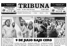 Semanario Tribuna. Tapa sábado 13 de julio de 2024