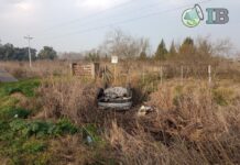 Vuelco de vehículo en ruta 215
