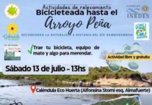 El sábado se realizará una bicicleteada al Arroyo Peña