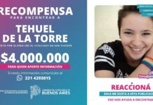 Recompensa Pública. A más de 3 AÑOS de la desaparición de Tehuel de La Torre, colaboramos con la difusión de la búsqueda