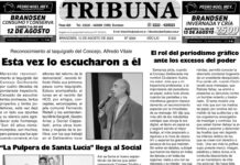 Semanario Tribuna. Tapa sábado 10 de agosto de 2024