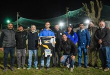 Domselaar: inauguraron el segundo sistema iluminación LED en una cancha del distrito