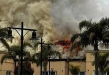 Incendio en Haras del Sur