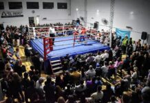 Noche de boxeo amateur en Brandsen