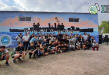 Inauguración del Polideportivo «Crucero Ara General Belgrano» en el barrio Los Pinos
