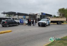 Choque en el cruce de las rutas 215 y 29