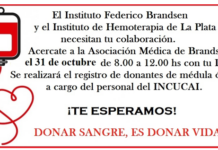 El Instituto Federico Brandsen y el Instituto de Hemoterapia de La Plata necesitan tu colaboración