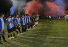 Inauguración del torneo nocturno del Club Social y Deportivo Estrella de Jeppener