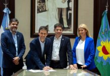 San Vicente: Mantegazza firmó el convenio de creación del Consorcio de la Autopista Presidente Perón