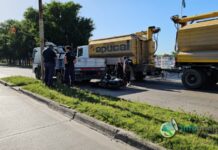 Fuerte choque en ruta 215