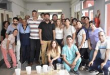 Brindis de fin de año en el Hospital Municipal