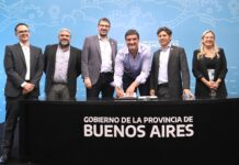 El intendente firma convenio de leasing junto al gobernador de la Provincia de Buenos Aires