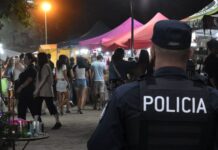 Cinco personas de Jeppener fueron detenidas por disturbios en la Plaza Hipólito Yrigoyen