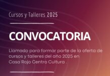 Convocatoria abierta para docentes y talleristas en Casa Rojo