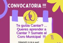 Nueva convocatoria del Coro de Brandsen