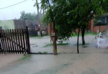 Intenso temporal: calles anegadas y barrios inundados