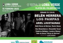 Loma Verde Festejó su 13° festival