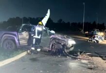 Tragedia en San Vicente: manejaba alcoholizado, volcó y murieron cuatro amigos