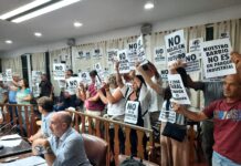 H.C.D.: La instalación de dos termoeléctricas pasó a comisión sin debate, pero los vecinos dejaron su opinión